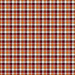 Tartan seamless linen checkered orange ad red design pattern