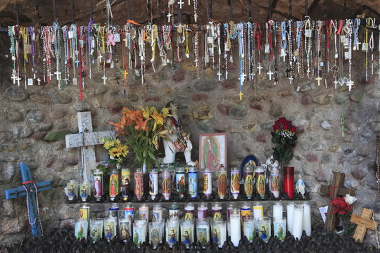 Shrine, Santuario de Chimayo, Lourdes of America, Church, Religious Pilgrimage Site, Chimayo, New Mexico