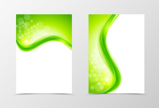 Front and back natural flyer template design