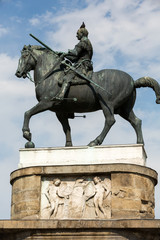 Fototapeta premium Equestrian statue of Gattamelata in Padua, Italy