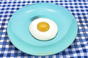 Drawing parallels cartoon fried egg