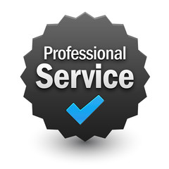 PROFESSIONAL SERVICE Vector Stamp