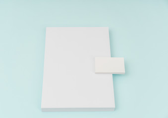 Blank flyer poster, brochure mockup,A4, US-Letter, with business