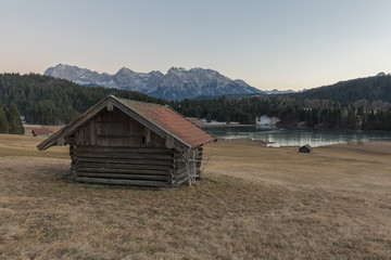 Malerische Landschaft am Geroldsee