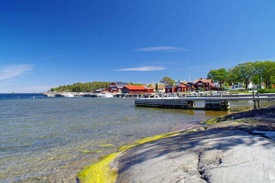 Island Sandhamn in the swedish archipelago, Sweden