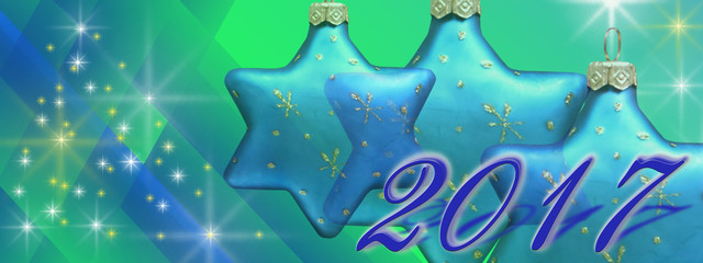 New year and Christmas. Beautiful greeting card for invitations and flyers