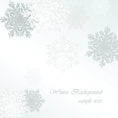 Fototapeta premium Winter background snow