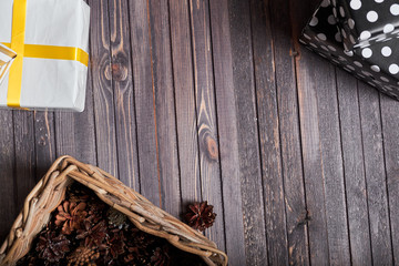 new years still life with candles