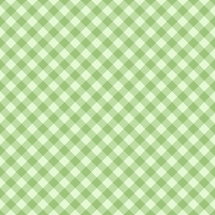 Seamless background of green plaid pattern
