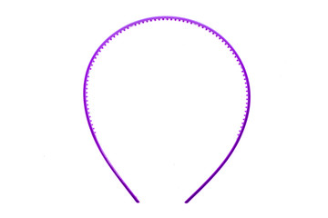 Hair band, headband or hair hoop isolated on white background.