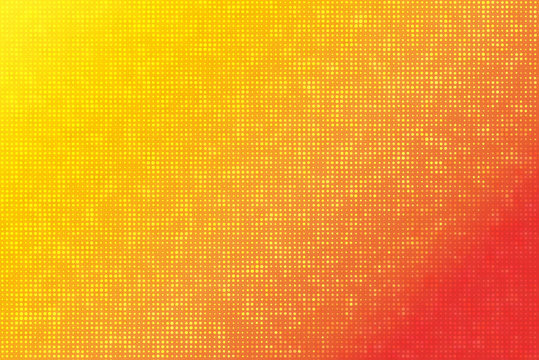 Orange Brick Pixel Mosaic Abstract Background