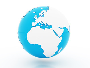 World globe isolated 