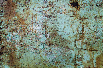 blue rusty background