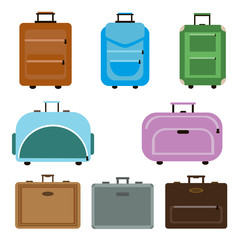 Travel bags vector illustration.