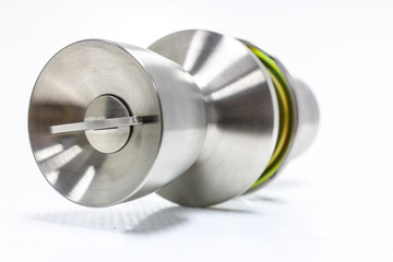 Door Knobs on White Background