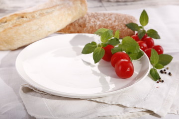 empty plate 