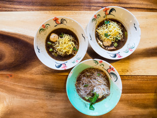 Noodle soup  is thai food