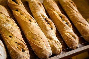 baguettes or bread rolls