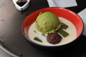 ice cream green tea