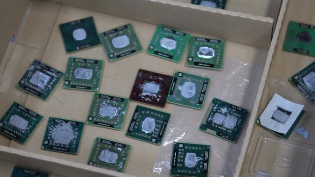 Damaged processors