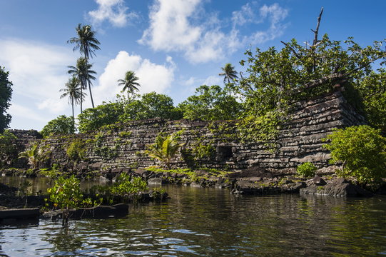 Ruined city of Nan Madol, Pohnpei (Ponape), Federated States of Micronesia, Caroline Islands, Central Pacific 