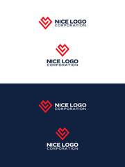 red heart logo, symbol of love and happiness