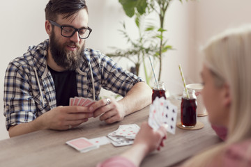 Couple's card game