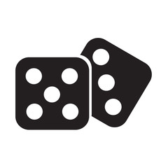 dice icon illustration design