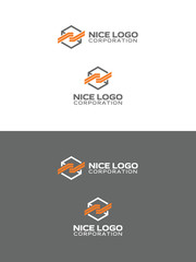 packing and packaging logo template, modern logistics Icon