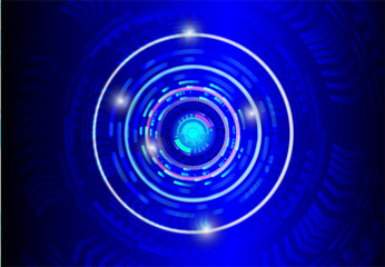 Dark blue color light abstract technology concept Illustration background