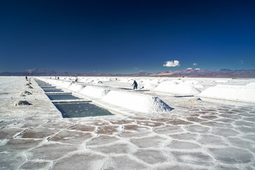 Salt mines in Argentina