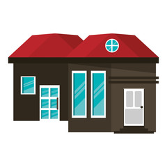 cartoon family house exterior concept vector illustration eps 10