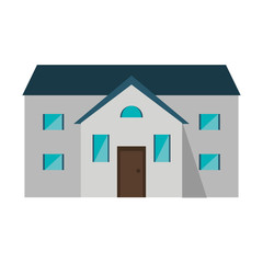 cartoon family house exterior concept vector illustration eps 10
