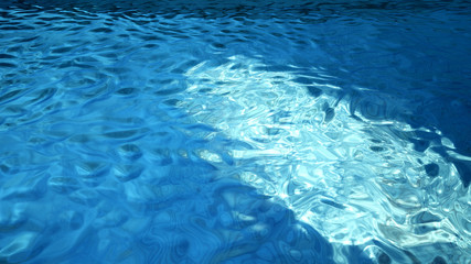 Water texture pool. 3d illustration, 3d rendering.