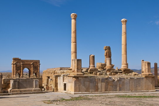 The Roman ruins, Timgad, Algeria