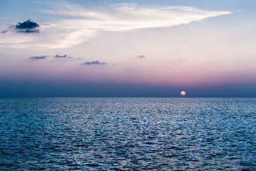 Fototapeta premium Night over the Indian Ocean.