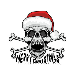 Christmas skull