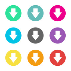 Download arrow flat icon