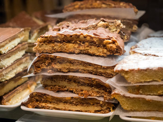Delecius pastry in a coffee shop