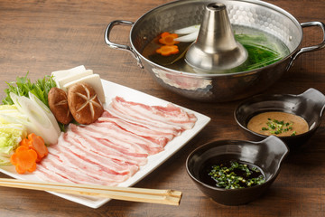 豚肉のしゃぶしゃぶ