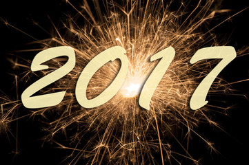 Feuerwerk an Silvester 2017
