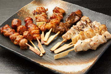 焼き鳥の盛り合わせ