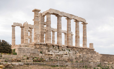 Obraz premium Sounio the Temple of Poseidon