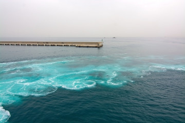 Fototapeta premium Mediterranean ferry crossing