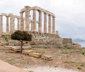 Obraz premium Sounio the Temple of Poseidon