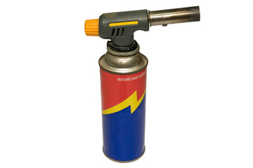 butane gas cartridge with lighter gun
