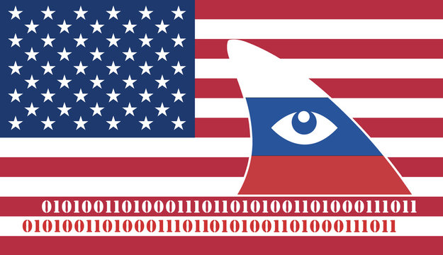 Russian Espionage against the USA. Russia spying on America through data piracy