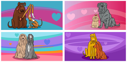 valentines greeting card set