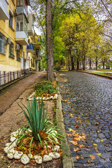Autumn in the southern city. Sevastopol, Crimea