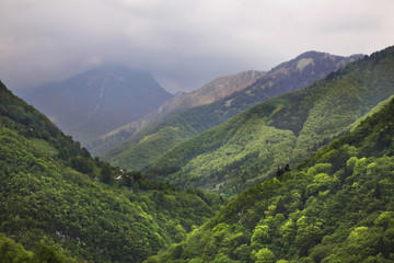 Obraz premium Landscape near Tolmin. Slovenia